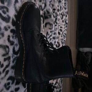 Dr. Martens Leather Boots - Black
